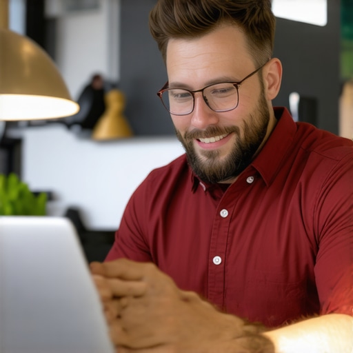 Charlotte business owner working on local SEO and schema markup