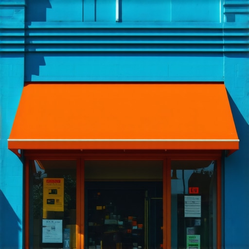 Charlotte Local Business SEO Charlotte storefront with local landmarks, vibrant colors, daytime