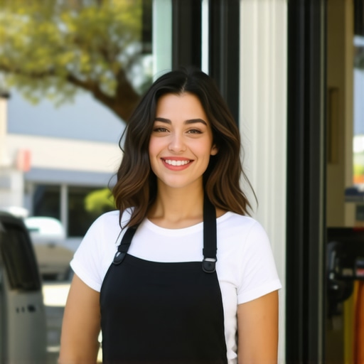 Charlotte business owner optimizing Google My Business profile