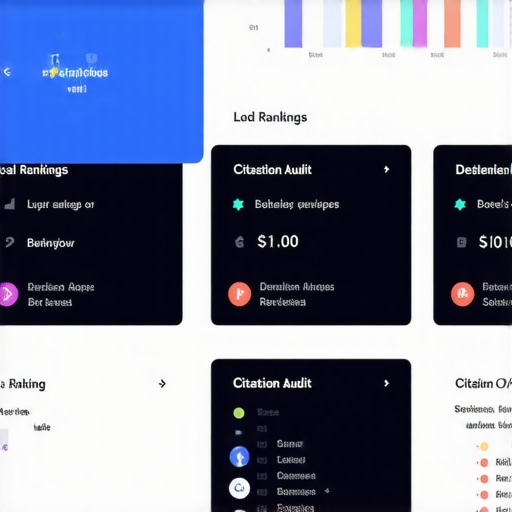 BrightLocal dashboard displaying local rankings and citation data.