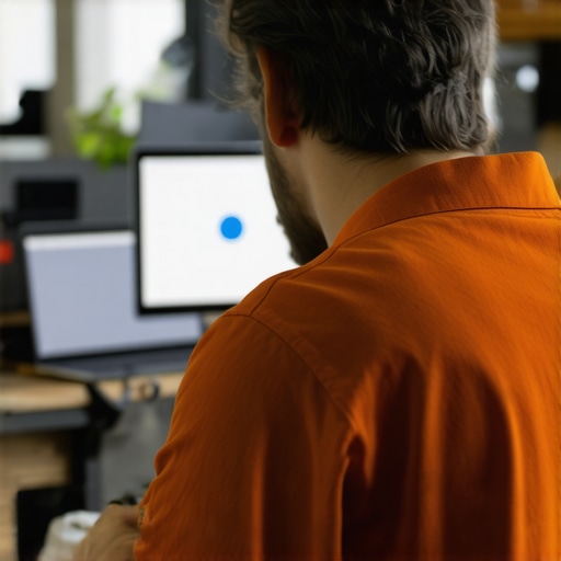 Charlotte SEO Tools in Action Charlotte business owner managing local SEO with digital tools