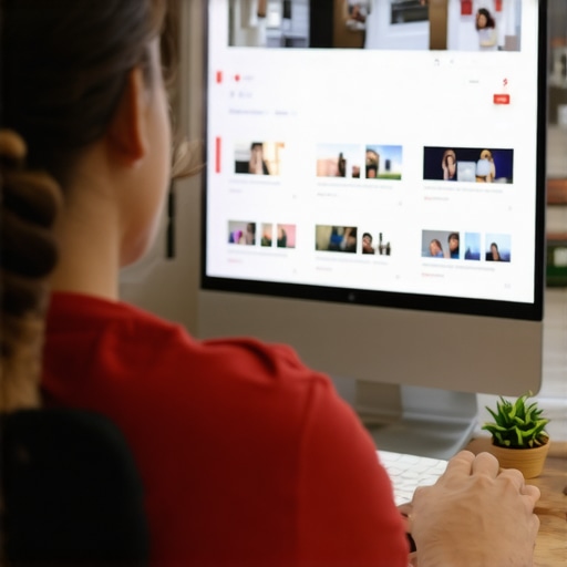 Business owner optimizing Google My Business profile in Charlotte.