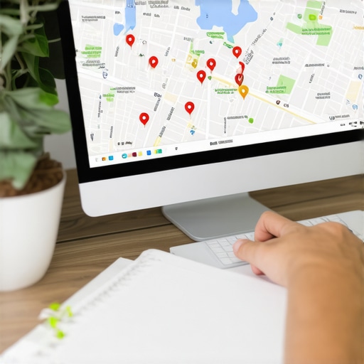 Business owner optimizing Charlotte maps using digital tools