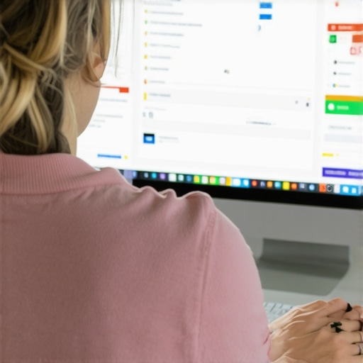 Person reviewing local SEO metrics on a computer for Charlotte business