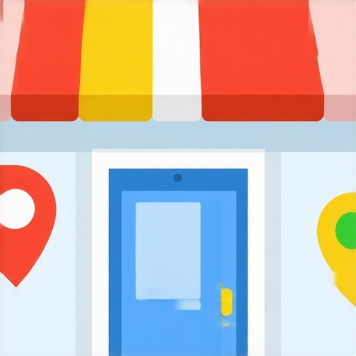 Charlotte storefront with SEO and map signal icons