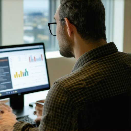 Charlotte Local SEO Monitoring Business owner analyzing local map rankings for Charlotte business