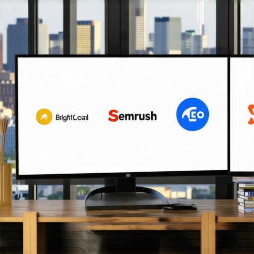Screenshot of SEO software dashboards displaying local rankings, citation status, and review analytics for Charlotte businesses.