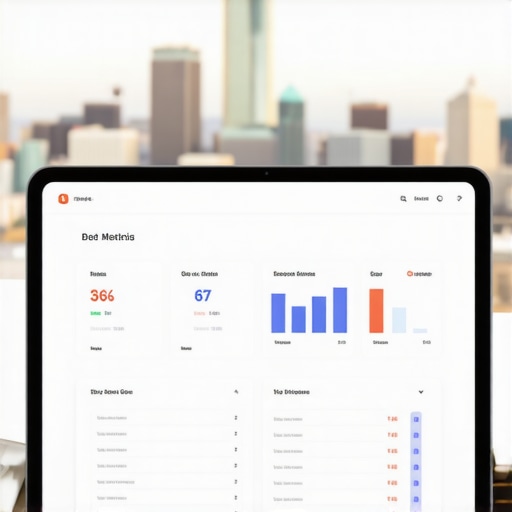 A digital marketing analytics dashboard showing Charlotte-based local SEO metrics.