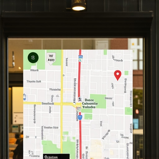Charlotte storefront with Google Maps overlay highlighting local SEO strategies